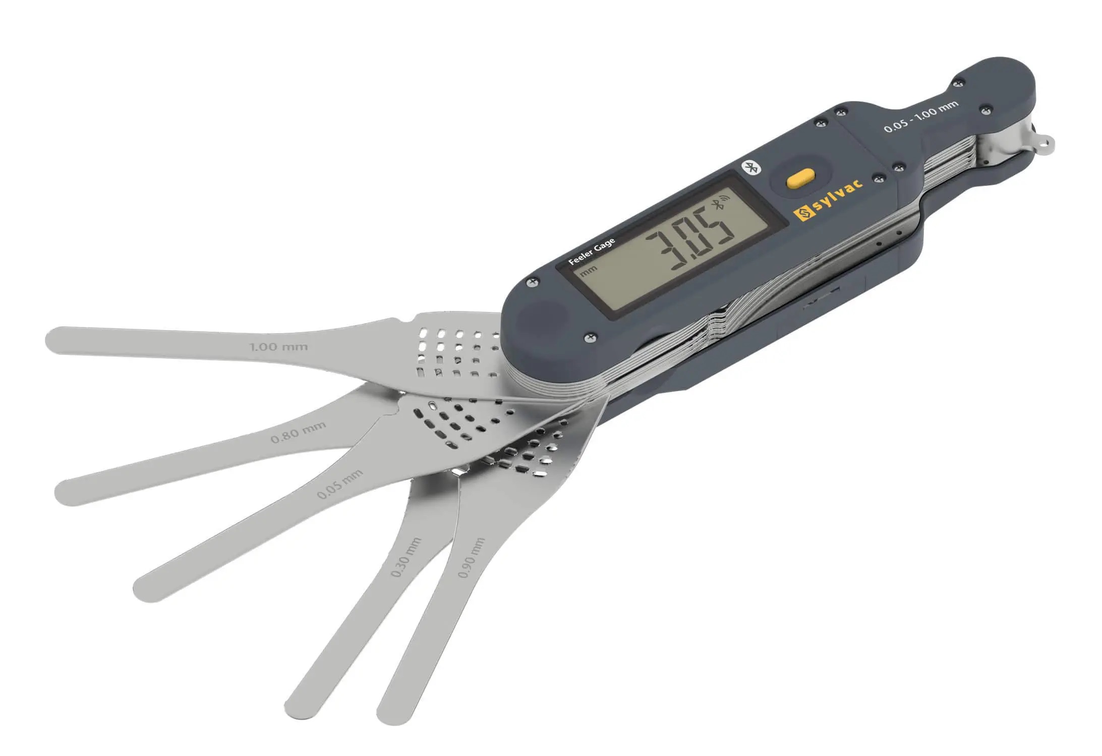 Digitalni set merilnih lističev od 005 mm do 1 mm tip feeler gage smart