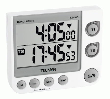 Digitalna štoparica tip timer white 2 time