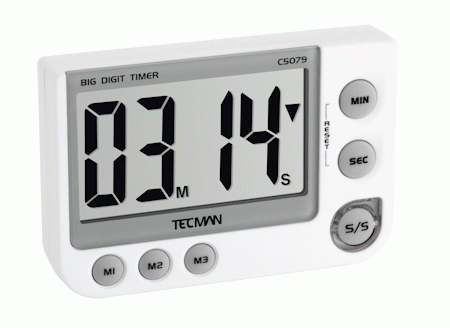 Digitalna stoparica tip timer white
