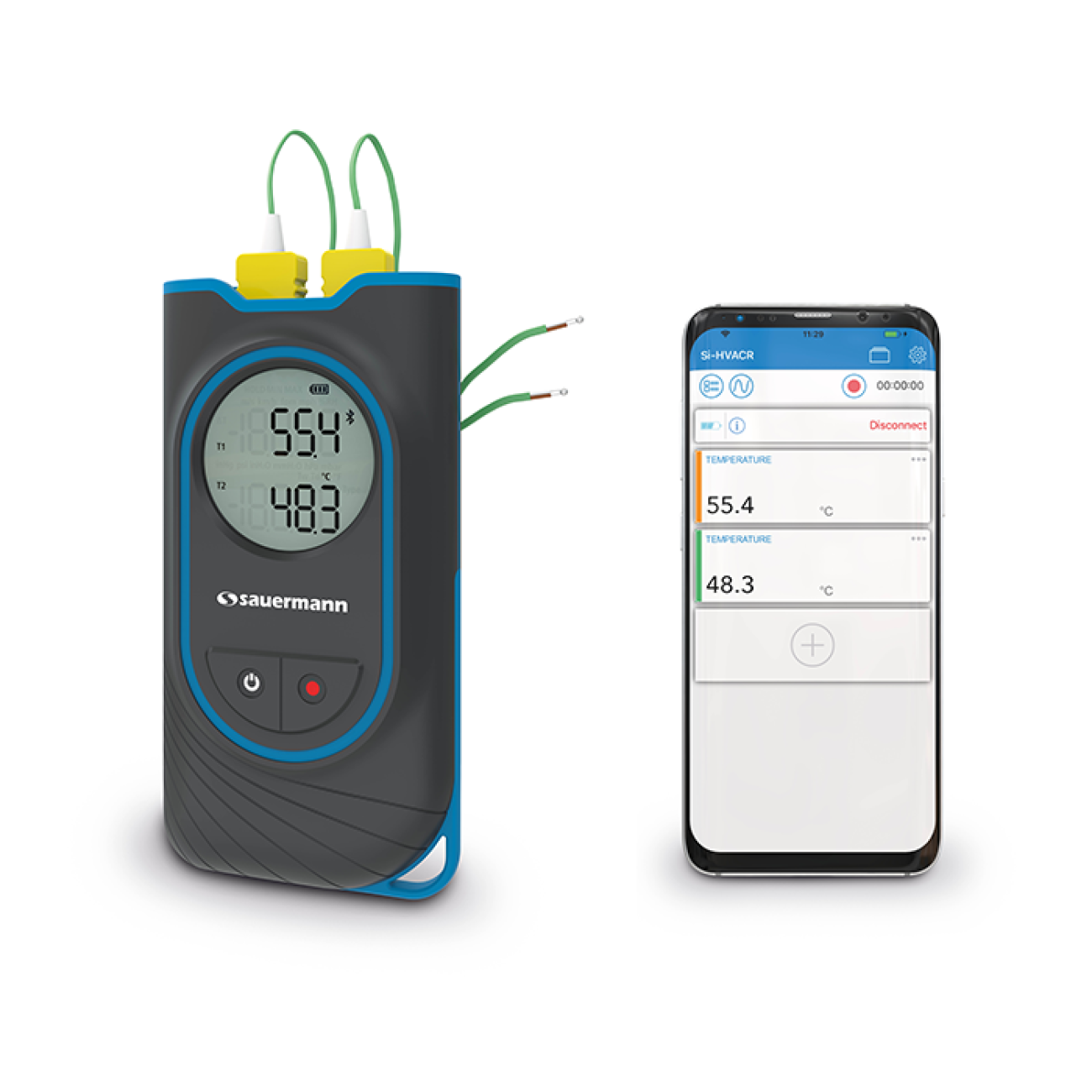 Termoclenski termometer dvokanalni tip si tt3